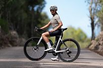 Damska koszulka kolarska Rogelli ESSENTIAL II szara - 9