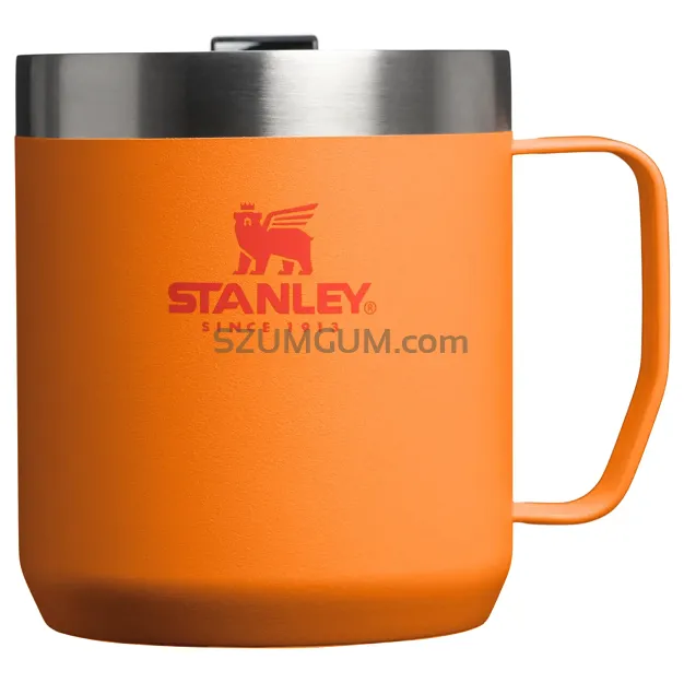 Kubek kempingowy z pokrywką Stanley Camp Mug 0,35L - Goldenrod Coral