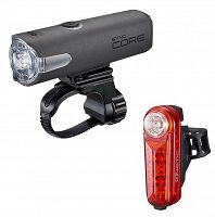 Komplet lamp rowerowych CatEye HL-NW100RC Sync Core / TL-NW100K Sync Kinetic