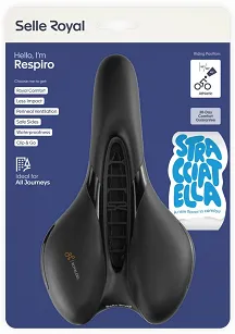 Siodełko Selle Royal - Respiro Athletic 45° Stracciatella