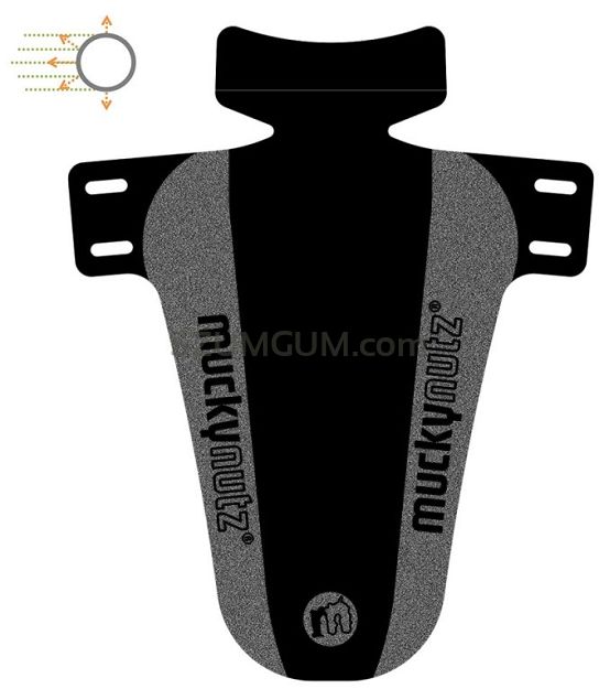 Błotnik przedni Mucky Nutz Mini Face Fender - reflective gravel