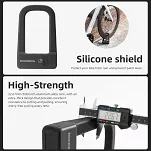 Zapięcie U-lock Rockbros RBNS1 SMART z czytnikiem NFC - 6