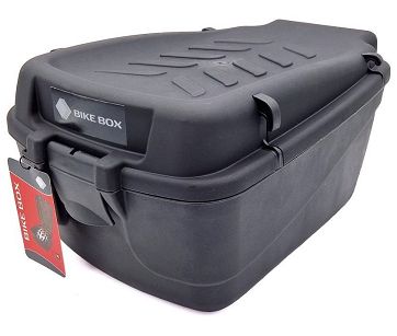 kufer, pojemnik box na bagaznik  15L -  Duży czarny