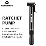 Pompka rowerowa z narzędziownikiem - Rockbros TG-1616 - 4