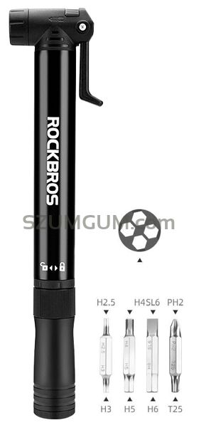 Pompka rowerowa z narzędziownikiem - Rockbros TG-1616