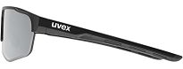 Okulary sportowe UVEX Axos set - black matt / mirror silver - 5