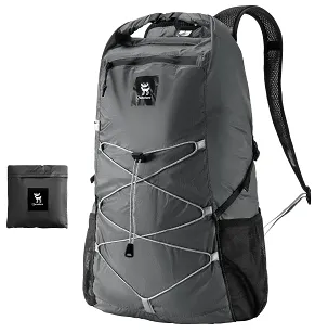 Ultralekki, wodoodporny, składany plecak Qunature H49, 20 L - black