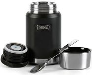 Termos na jedzenie z składaną łyżką i kubkiem Thermos ICON 710 ml - granit - 5