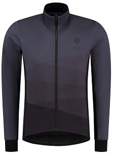 Zimowa kurtka rowerowa Rogelli TARAX o luźniejszym kroju, czarna