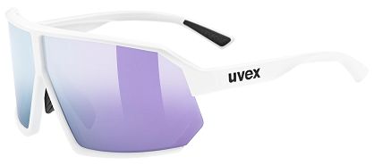 Okulary UVEX Sportstyle 237 - white matt / mirror lavender