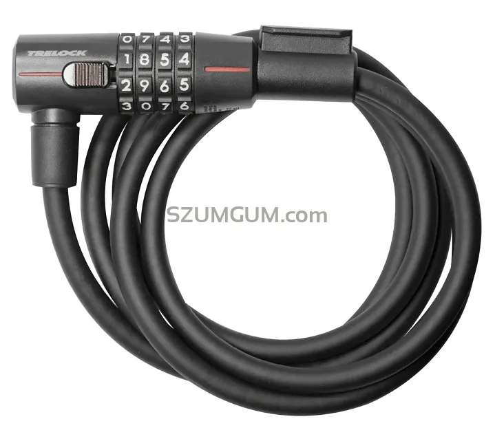 Linka stalowa z zamkiem szyfrowym Trelock SK 415 Code - 180cm/15mm