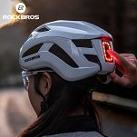 Kask rowerowy Rockbros ZK-077 z zintegrowanym oświetleniem 360°, white - 7
