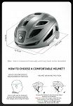 Kask rowerowy Rockbros ZK-077 z zintegrowanym oświetleniem 360°, white - 11