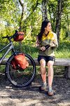 Torba na widelec Ortlieb Fork-Pack Plus 5,8L - salsa dark chili - 11