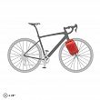 Torba na widelec Ortlieb Fork-Pack Plus 5,8L - salsa dark chili - 3