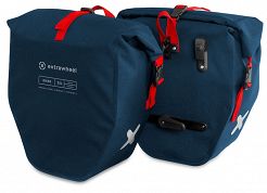 Sakwy rowerowe tylne Extrawheel Biker Premium Cordura 50L blue