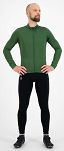 Ocieplana bluza rowerowa Rogelli ESSENTIAL DWR, zielona - 3
