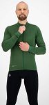 Ocieplana bluza rowerowa Rogelli ESSENTIAL DWR, zielona - 4