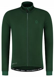 Ocieplana bluza rowerowa Rogelli ESSENTIAL DWR, zielona