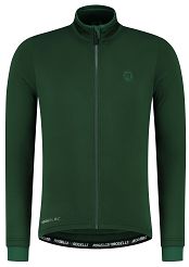 Ocieplana bluza rowerowa Rogelli ESSENTIAL DWR - zielona