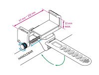 Uchwyt na telefon LEZYNE SMART VISE MOUNT - 2