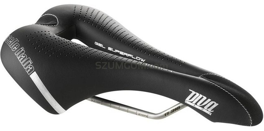 iodło SELLE ITALIA DIVA GEL TI316 SUPERFLOW L (id match S3), 275g