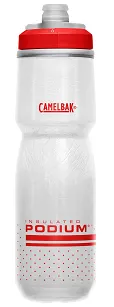 Bidon termiczny CamelBak Podium Chill 710ml / 24oz - white red