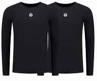 Funkcjonalna koszulka termiczna Rogelli CORE II / 2 sztuki / czarna / unisex