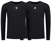 Funkcjonalna koszulka termiczna Rogelli CORE II / 2 sztuki / czarna / unisex