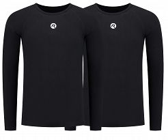 Funkcjonalna koszulka termiczna Rogelli CORE II / 2 sztuki / czarna / unisex