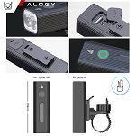 Przednia lampka Alogy P12 800lm 2led - 15