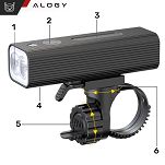 Przednia lampka Alogy P12 800lm 2led - 9