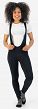 Damskie spodnie rowerowe z szelkami Rogelli CORE, czarne - 4