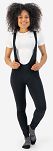 Damskie spodnie rowerowe z szelkami Rogelli CORE, czarne - 4