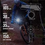 Lampa przednia Sigma Buster 800 FL - 5