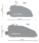 Geosmina BIKEPACKING - TOP TUBE BAGS UL- Ultralight | Small/Medium - 19