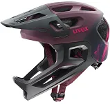 Kask dziecięcy Uvex React jr. fullface, ze zdejmowaną szczęką - cranberry matt - 2