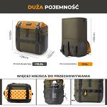 Rozszerzana torba rowerowa na kierownicę Rockbros W019, 13,5–24 l, wodoodporna - 4