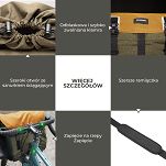 Rozszerzana torba rowerowa na kierownicę Rockbros W019, 13,5–24 l, wodoodporna - 5