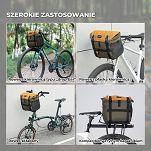 Rozszerzana torba rowerowa na kierownicę Rockbros W019, 13,5–24 l, wodoodporna - 7