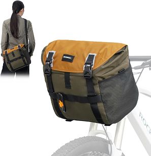 Rozszerzana torba rowerowa na kierownicę Rockbros W019, 13,5–24 l, wodoodporna