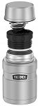 Oryginalny Termos obiadowy na jedzenie Thermos KING 0,7 L z łyżką, czerwony - 4