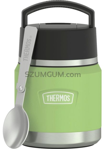 Termos obiadowy z łyżką Thermos Icon 355 ml - limonkowo zielony