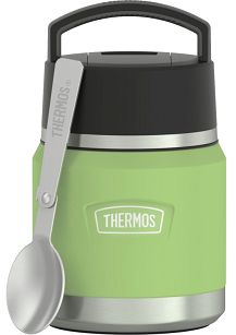 Termos obiadowy z łyżką Thermos Icon 355 ml - limonkowo zielony
