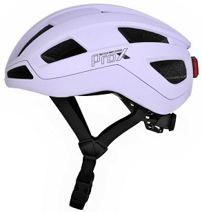 Uniwersalny kask rowerowy Prox Magneto Led - liliowy
