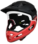Kask z odpinaną szczęką Prox CAGE II – czerwono-czarny (55-62cm) - 3
