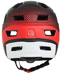 Kask z odpinaną szczęką Prox CAGE II – czerwono-czarny (55-62cm) - 5