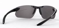 Okulary TIFOSI SEEK FC 2.0 gloss black (1 szkło Smoke Bright Blue 11,2% transmisja światła) - 4