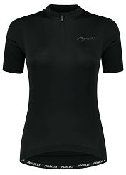 Damska koszulka rowerowa Rogelli CORE, czarna