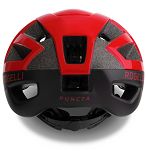 Kask rowerowy Rogelli PUNCTA z błyszczącą powierzchnią czerwony L-XL 58-62 cm - 2